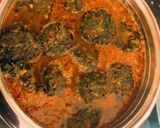 A picture of step 6 of Palak Kofta.