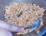 A picture of step 4 of Sabudana khichdi.