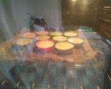 Hình bước làm 3 của món Bánh Flan nướng (khuôn silicon)