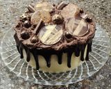 Foto del paso 27 de la receta: Drip cake con golosinas - Torta de celebración de aniversario 💞