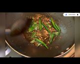 A picture of step 5 of Chicken 65.