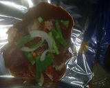 A picture of step 2 of Pork Mixiote with Nopales in Adobo.
