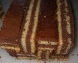 Gâteau au étages choco vanille étape de la recette 3 photo