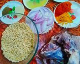 A picture of step 1 of Urad_Daal_Mutton.
