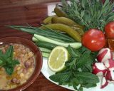 A picture of step 3 of Lebanese Foul Moudammas 😍.