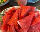 Hình bước làm 2 của món Smoothie : dưa hấu