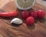 A picture of step 1 of Pea Pasta - a simple supper.