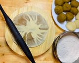 A picture of step 8 of Tuver Dal Puran poli | Vedmi using Jaggery under 30 Mins.