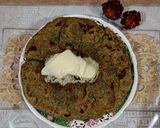 A picture of step 4 of Saag wali bajre ki roti.