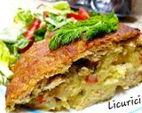 Pas rețetă Ruladă de carne tocată umplută cu piure 6 fotografie