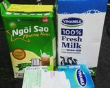 Hình bước làm 1 của món SỮA CHUA