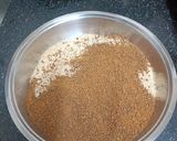 A picture of step 2 of Til - Gur Cham Cham gajak.