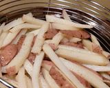 A picture of step 2 of My homemade French fries.