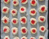 Strawberry Tumbprint Cookies #kuekering langkah memasak 5 foto