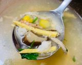 Hình bước làm 13 của món SÚP TÔM chả cua~ cho ngày se lạnh