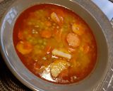 "Téli" borsóleves 🍲 recept fázis 2 fotója