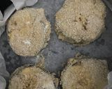 Foto del paso 3 de la receta: Bocaditos de berenjenas jamón y queso en freidora de aire. Una delicia fácil, económica y rendidora