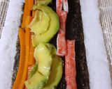 Foto del paso 2 de la receta: Sushi Uramaki (裏巻き) o California Roll
