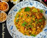 A picture of step 5 of Batata Kanda Poha.