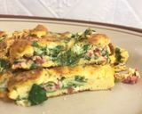 Foto langkah ke 7 dari resep DADAR KEJU KORNET BAYAM cocok untuk MPASI 10+.