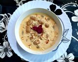A picture of step 3 of Rosho Puli Pithe with Khejur Gur.