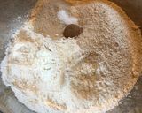 A picture of step 1 of Quick-to-Make No Knead French Style Bread with Oat & Lentil Flour.