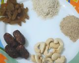A picture of step 1 of Nutty delight.