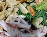 Foto langkah ke 1 dari resep Lodeh Terong Tahu Kacang Panjang dan Teri.