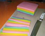 Foto langkah ke 9 dari resep Mini rainbow roll cake.