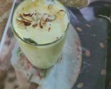 A picture of step 4 of Kesar badam dahi lassi.