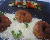 A picture of step 17 of Persian meat patties with yellow split peas (Cutlet).