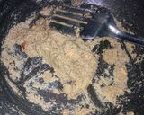A picture of step 1 of Oats halwa.