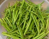 Hình bước làm 1 của món Rau Muống Xào Chao