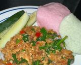 Foto langkah ke 6 dari resep Sambal tempe bayam.