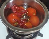 A picture of step 2 of Chilli Tomato Hummus.