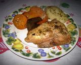Foto del paso 9 de la receta: Pollo a la cacerola con papas y batatas 🍗