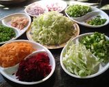 A picture of step 1 of Veg Manchurian.