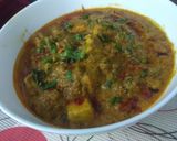 A picture of step 7 of Paneer Matar Masala.