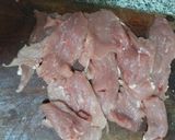 Foto del paso 3 de la receta: Papas al horno con centro de carne de cerdo ahogadas en cerveza