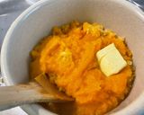 Une image de l'étape 9 de Purée de pommes de terre et courge butternut au parmesan.