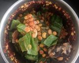A picture of step 3 of Ridge gourd skin chutney.