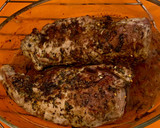 Foto del paso 8 de la receta: Lomito de cerdo con salsa de uvas y papas aplastadas