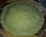 A picture of step 9 of Green vegs mix pizza.