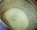 A picture of step 5 of Spinach Hummus Thin Crust Pizza with Hummus Salad.