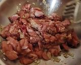 Foto langkah ke 5 dari resep Nasi Tim Ayam Jamur.