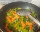 A picture of step 3 of Veg biryani.