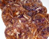 รูปขั้นตอนการทำที่ 5 ของ ขนมบ้าบิ่นเผือกมันม่วง | Thai Coconut Pancake