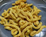 A picture of step 4 of Champakali Ganthiya.