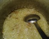 A picture of step 3 of Anda aloo matar salan/chapati.