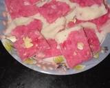 Nariyal Burfi (In Two Colours) recipe step 9 photo